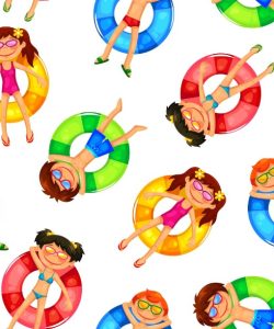 Kids on Inflatable Rings